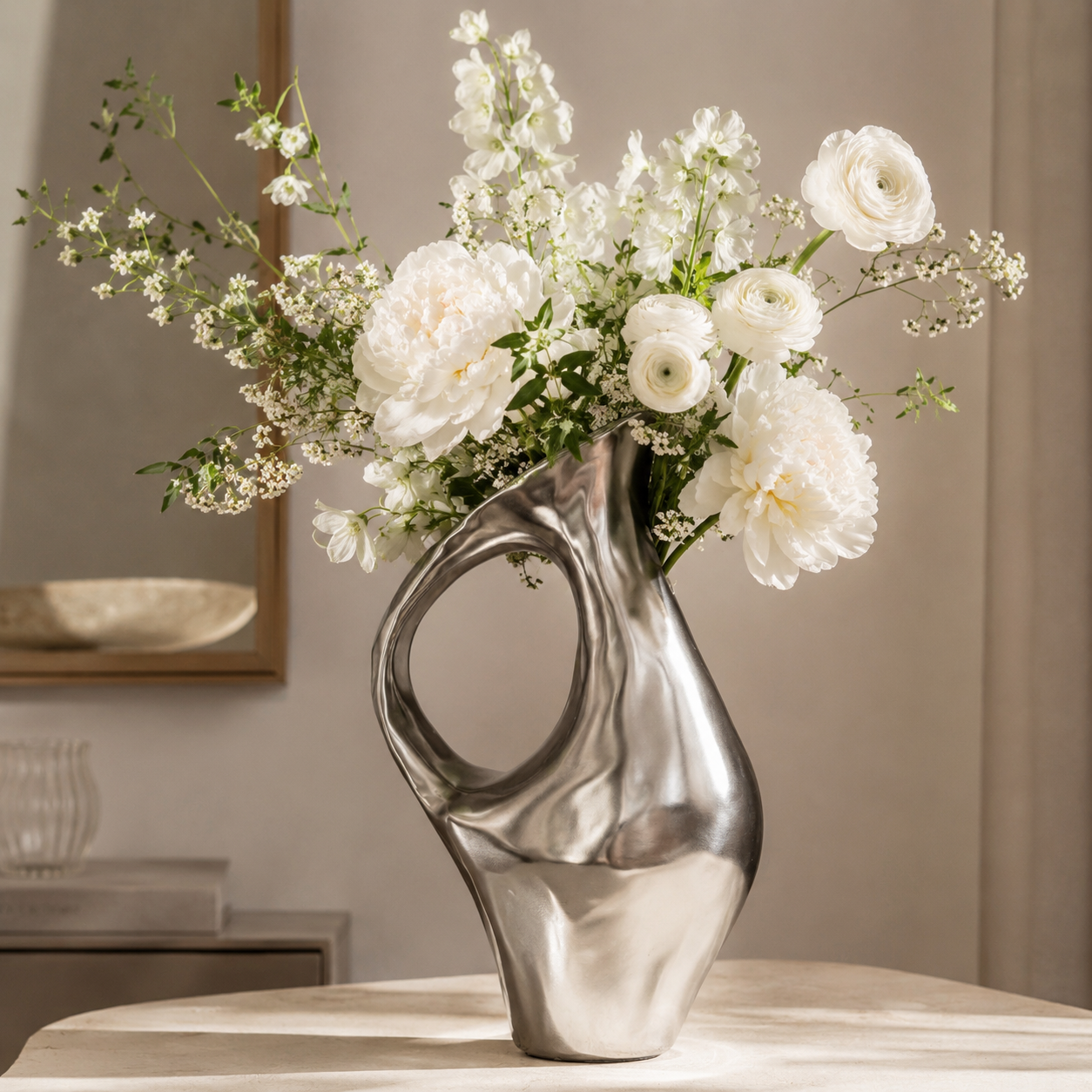Abstract Sculptural Ceramic Vase
