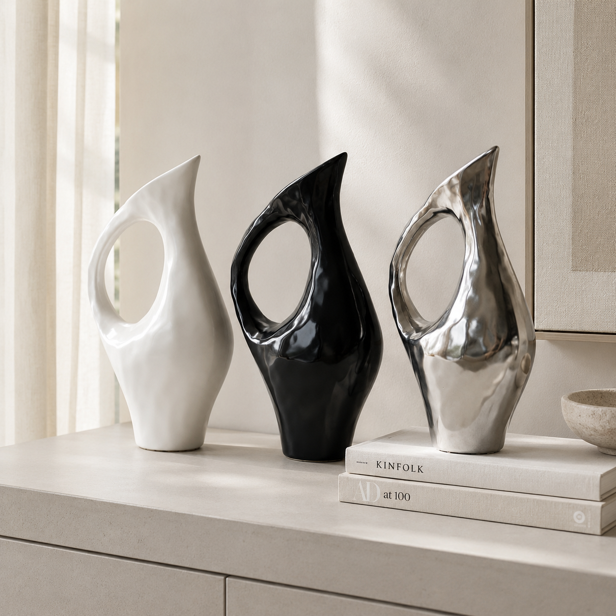 Abstract Sculptural Ceramic Vase
