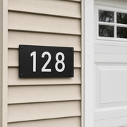 Custom House Number Sign - Modern Address Plaque