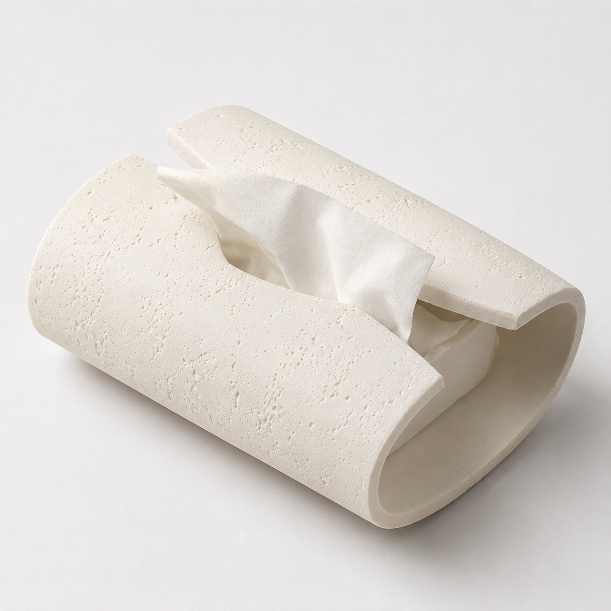 Stone Textured Tissue Box Holder
