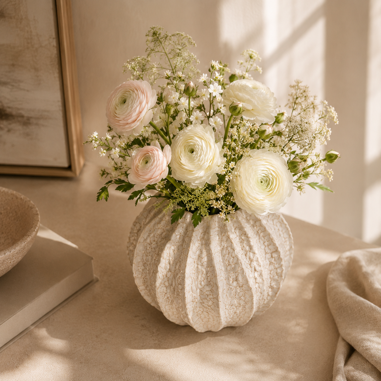 Textured Ceramic Vase