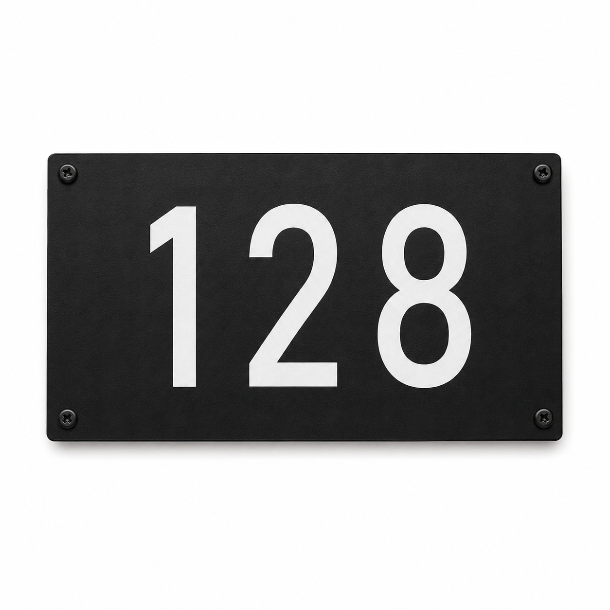 GRATTICA house number sign, front view