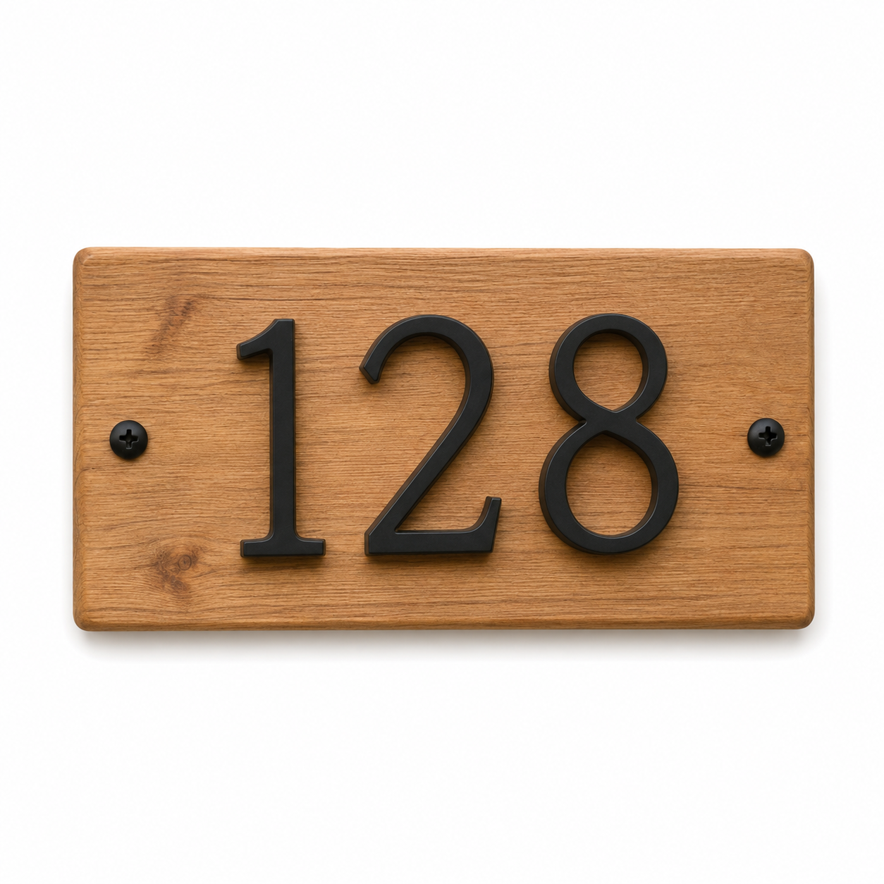 GRATTICA house number sign, front view